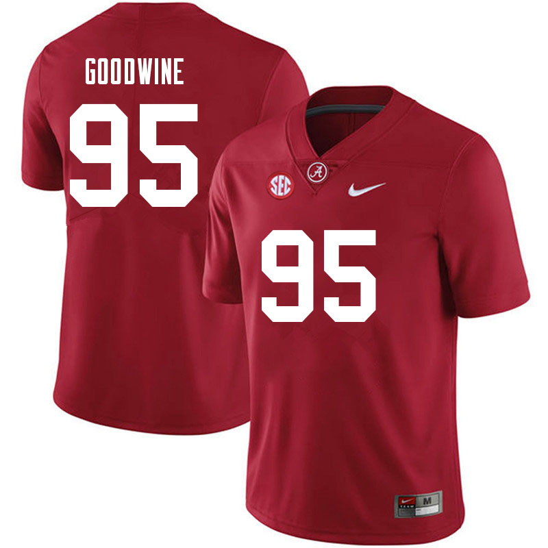 Alabama Crimson Tide Men's Monkell Goodwine #95 Crimson NCAA Nike Authentic Stitched 2021 College Football Jersey IN16V32AT